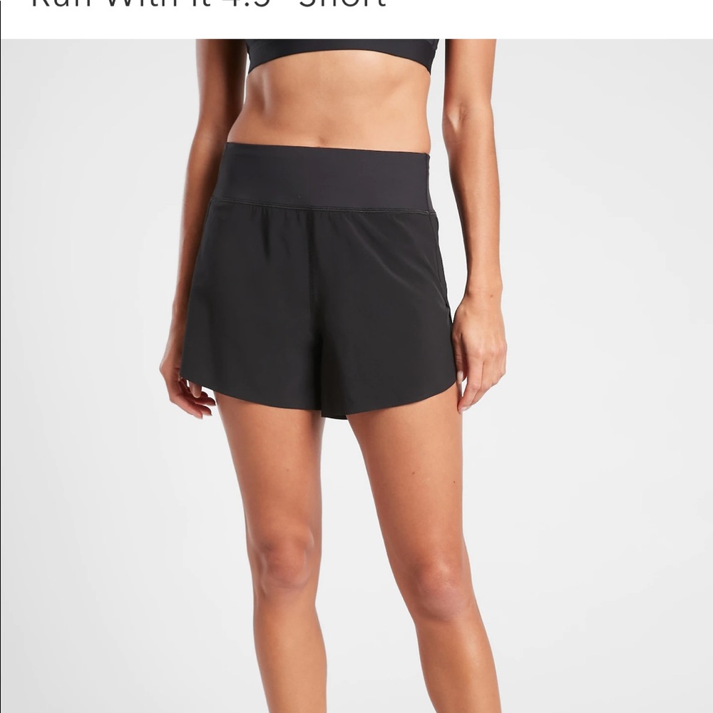 Athleta size small running shorts black